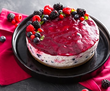 Cheesecake de frutas vermelhas