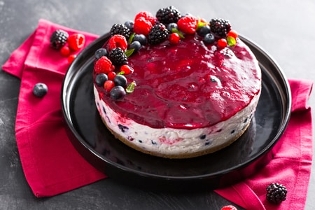 Cheesecake de frutas vermelhas