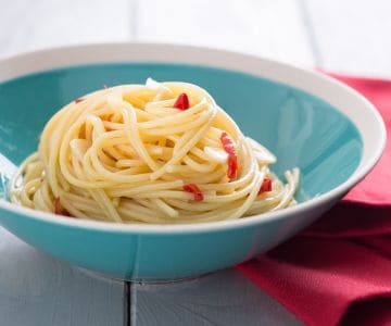 Spaghetti alho óleo e pimenta